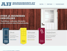 Tablet Screenshot of ajj.fi