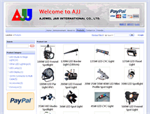 Tablet Screenshot of ajj.com.tw